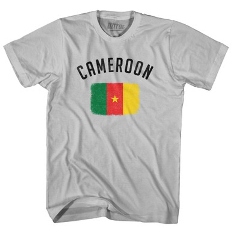 Cameroon Country Flag Heritage Adult Cotton T-Shirt by Ultras