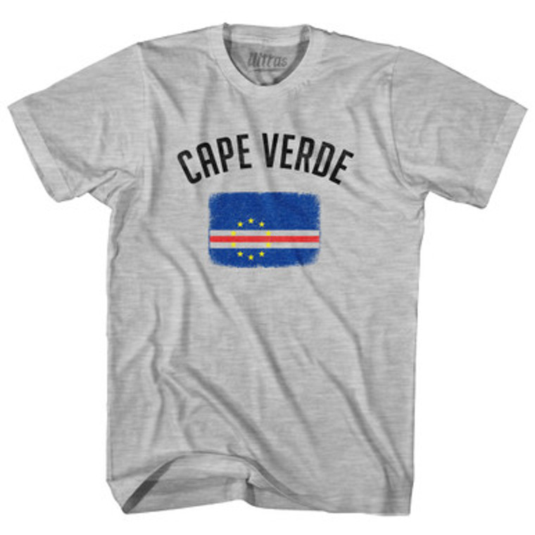 Cape Verde Country Flag Heritage Womens Cotton Junior Cut T-Shirt by Ultras