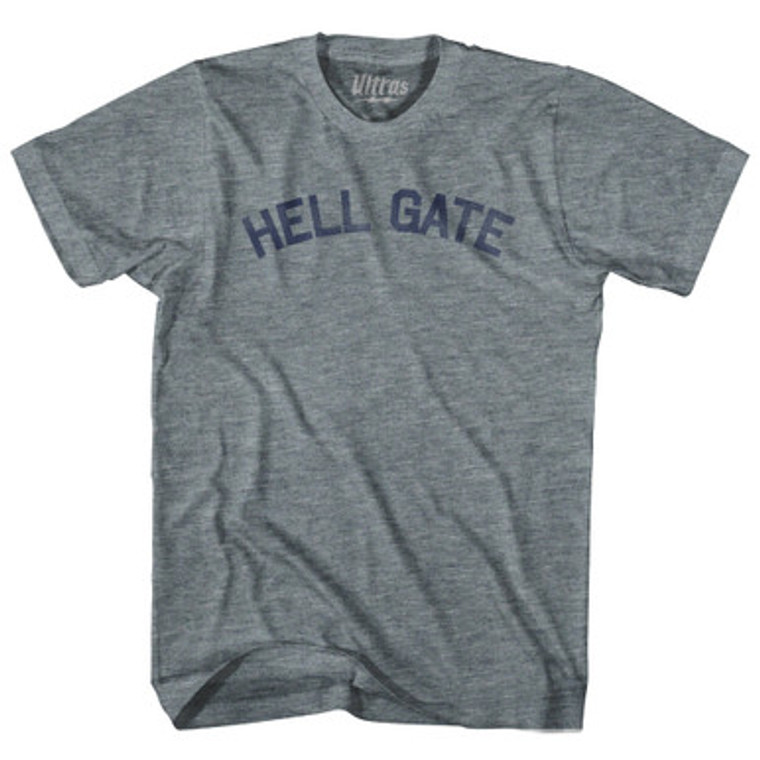 Hell Gate Womens Tri-Blend Junior Cut T-Shirt by Ultras