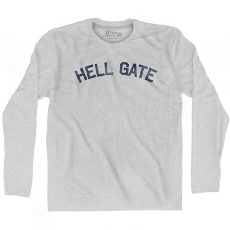 Hell Gate Adult Cotton Long Sleeve T-shirt by Ultras