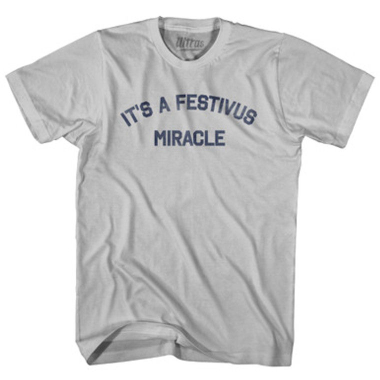 It's A Festivus Miracle Adult Cotton T-Shirt by Ultras