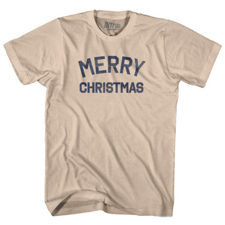 Merry Christmas Adult Cotton T-shirt by Ultras