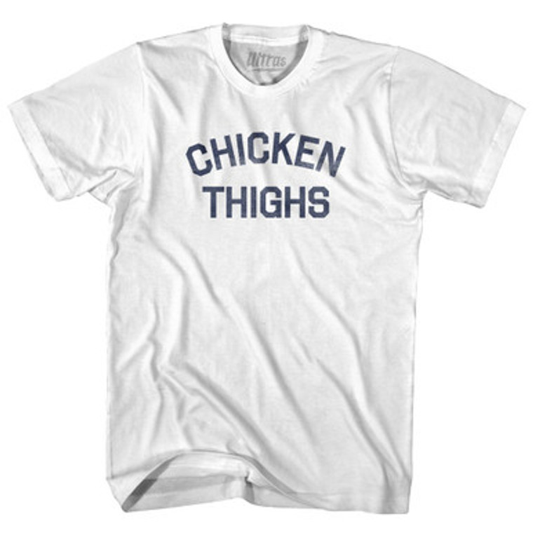 Chicken Thighs Womens Cotton Junior Cut T-Shirt by Ultras