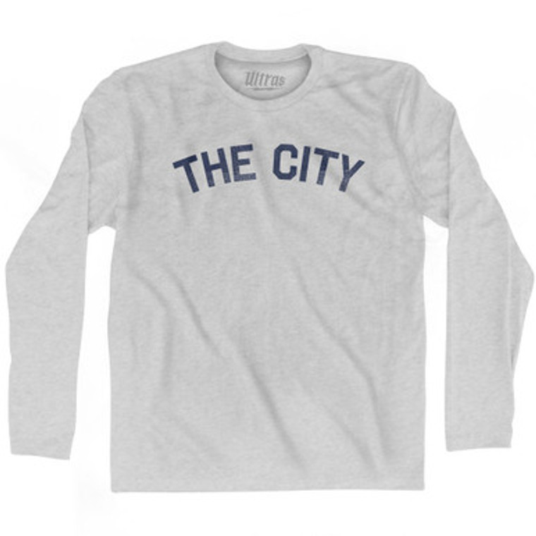 The City Adult Cotton Long Sleeve T-shirt for Sale | Ultras, Shirt, Tees, Buy Now