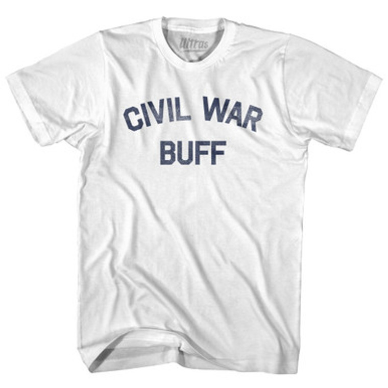 Civil War Buff Adult Cotton T-shirt by Ultras