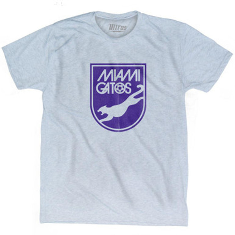 Miami Gatos Adult Tri-Blend T-Shirt by Ultras