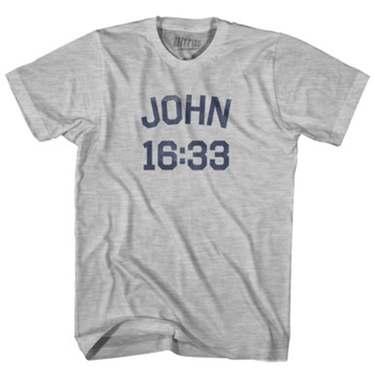 John 16 33 Adult Cotton T-Shirt by Ultras