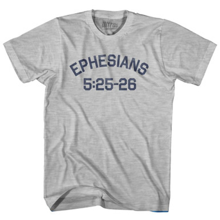 Ephesians 5 25-26 Adult Cotton T-Shirt by Ultras