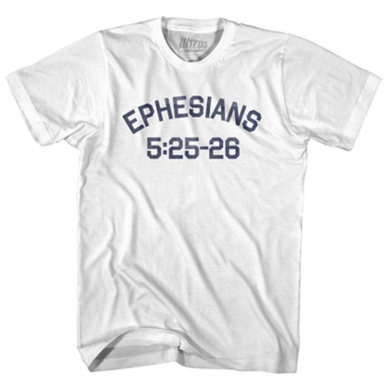 Ephesians 5 25-26 Adult Cotton T-Shirt by Ultras