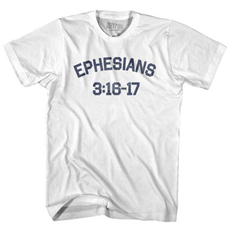Ephesians 3 16-17 Womens Cotton Junior Cut T-Shirt by Ultras