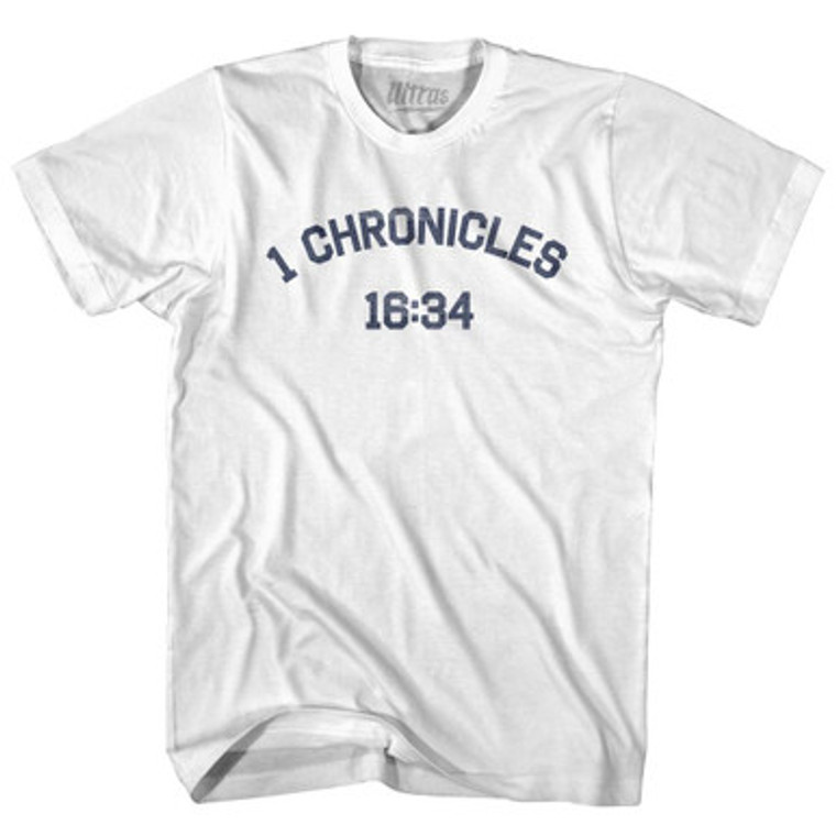 1 Chronicles 16 34 Womens Cotton Junior Cut T-Shirt by Ultras