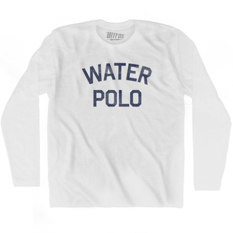 Water Polo Adult Cotton Long Sleeve T-Shirt by Ultras