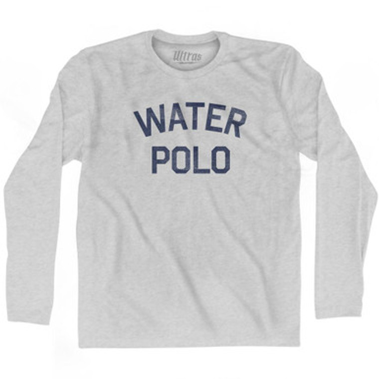 Water Polo Adult Cotton Long Sleeve T-Shirt by Ultras