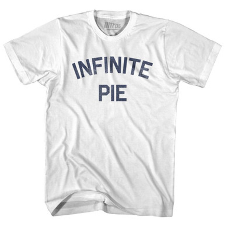 Infinite Pie Womens Cotton Junior Cut T-Shirt - White