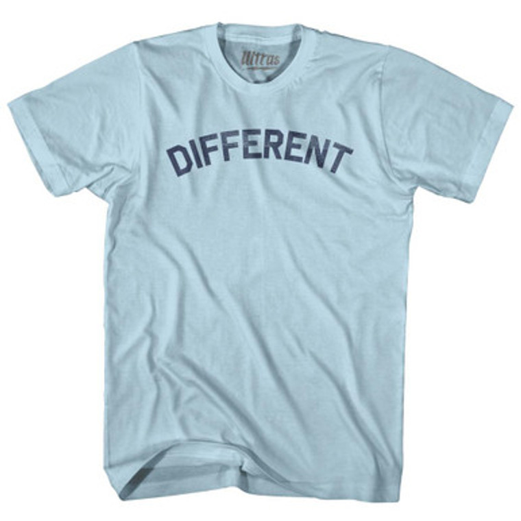 Different Adult Cotton T-shirt - Light Blue