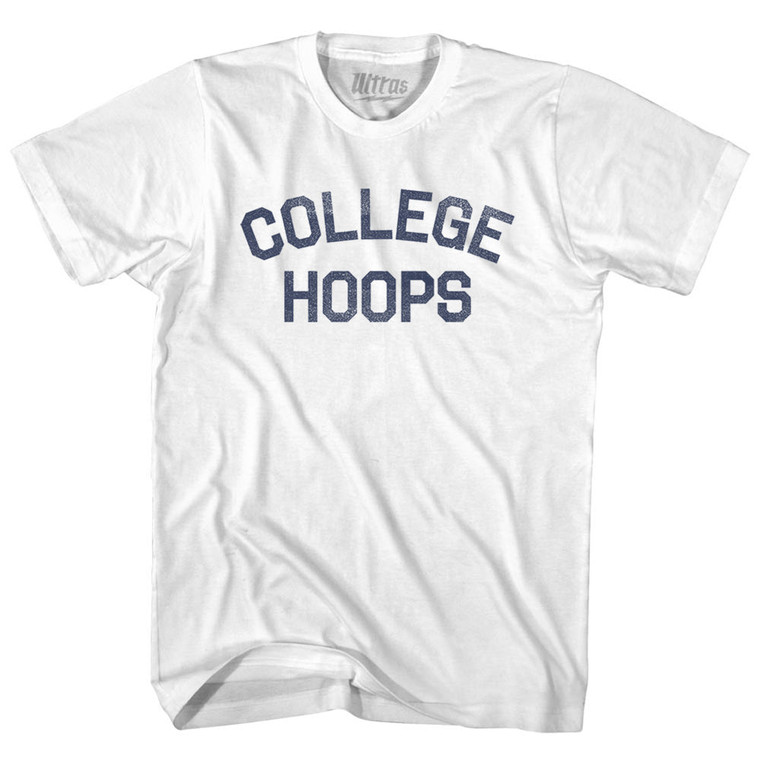 College Hoops Youth Cotton T-shirt - White