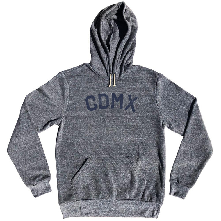 CDMX Tri-Blend Hoodie - Athletic Grey