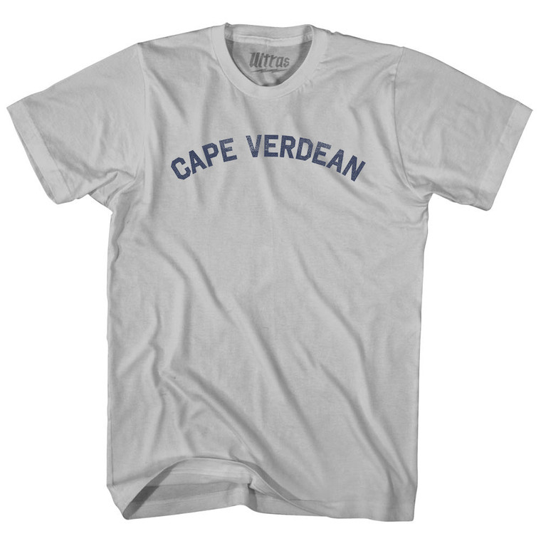 Cape Verdean Adult Cotton T-shirt - Cool Grey