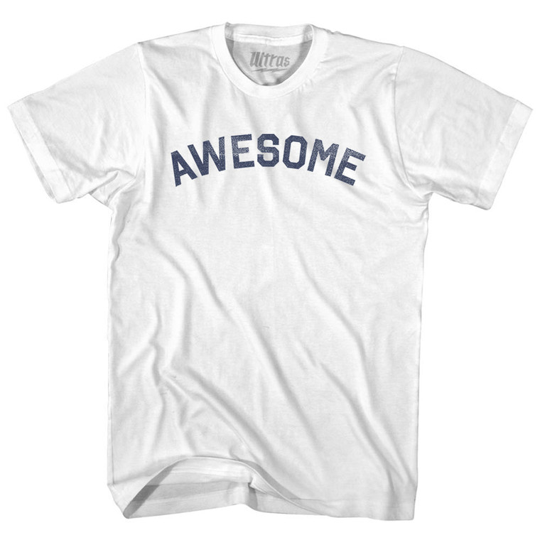 Awesome Youth Cotton T-shirt - White