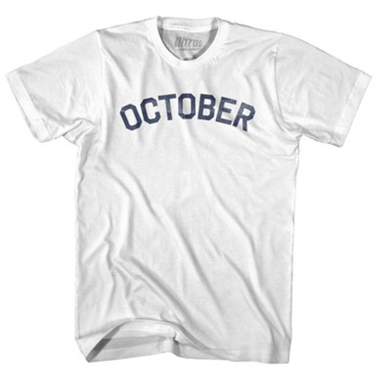 October Adult Cotton T-Shirt by Ultras