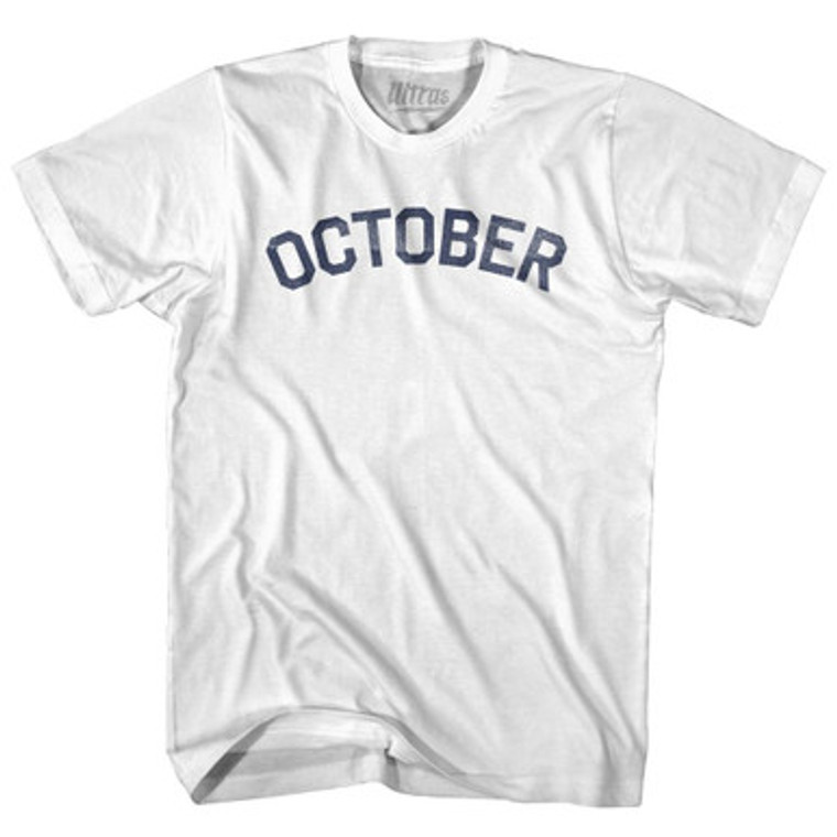October Womens Cotton Junior Cut T-Shirt by Ultras