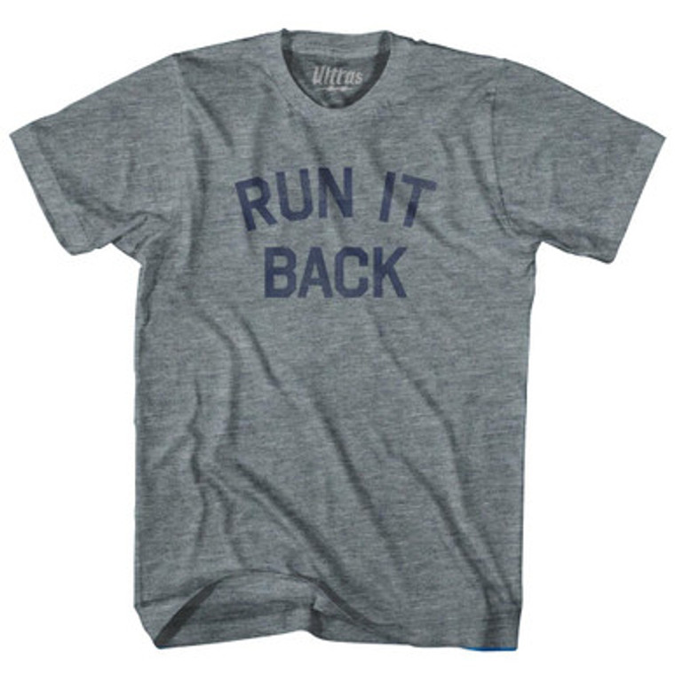 Run It Back Womens Tri-Blend Junior Cut T-Shirt by Ultras