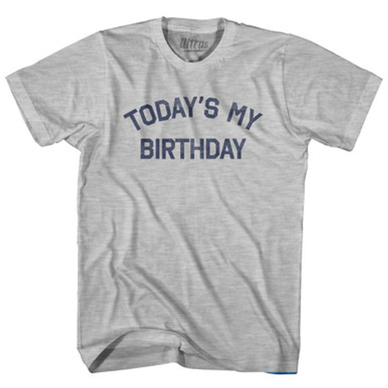 Today'S My Birthday Womens Cotton Junior Cut T-Shirt by Ultras