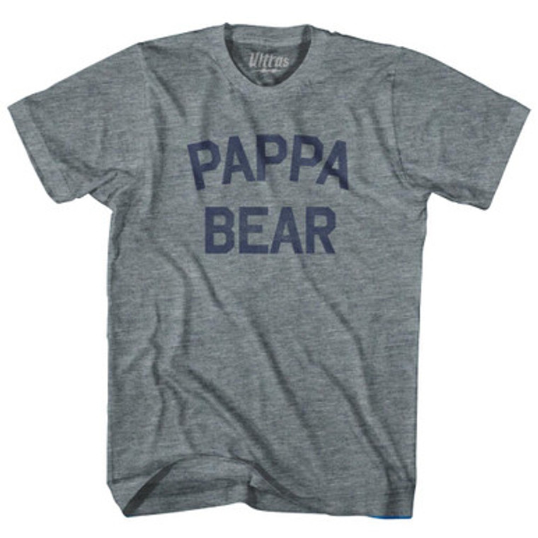 Pappa Bear Adult Tri-Blend T-Shirt by Ultras