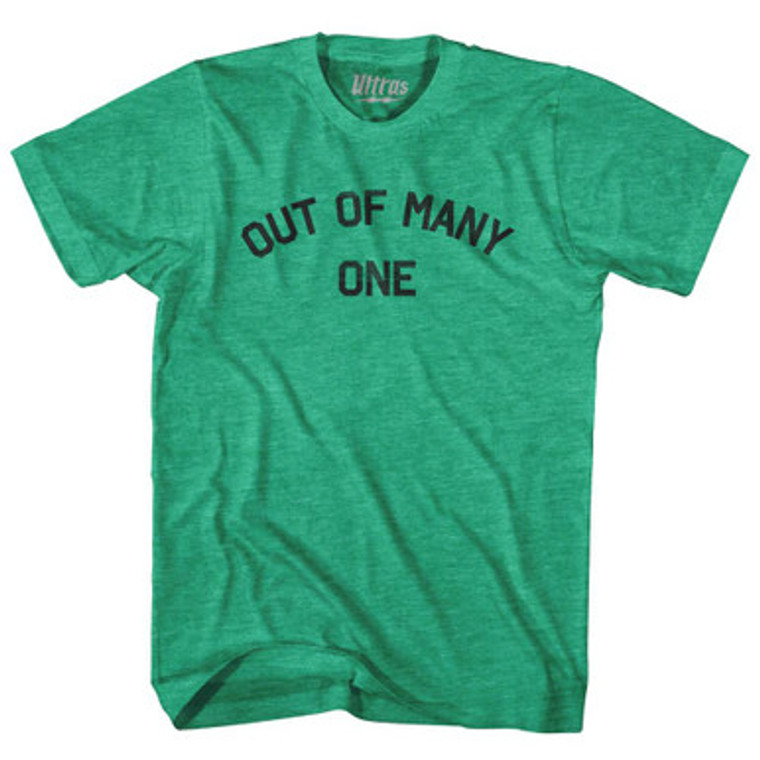 Out Of Many One Adult Tri-Blend T-Shirt by Ultras