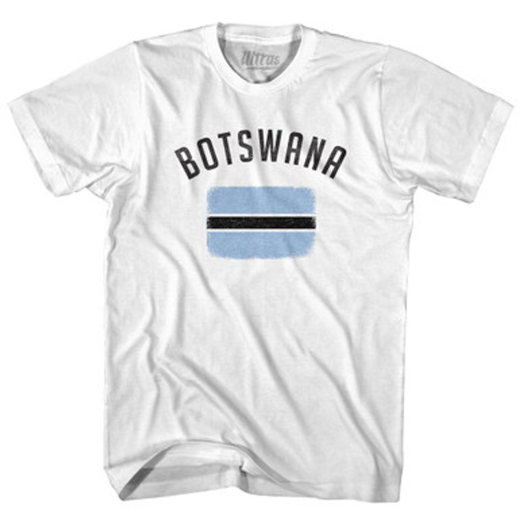 Botswana Country Flag Heritage Adult Cotton T-Shirt by Ultras