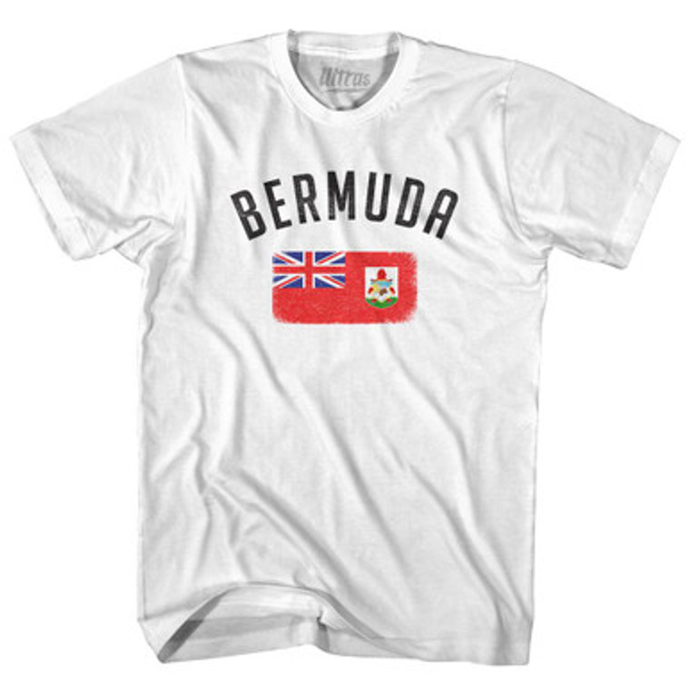 Bermuda Country Flag Heritage Womens Cotton Junior Cut T-Shirt by Ultras