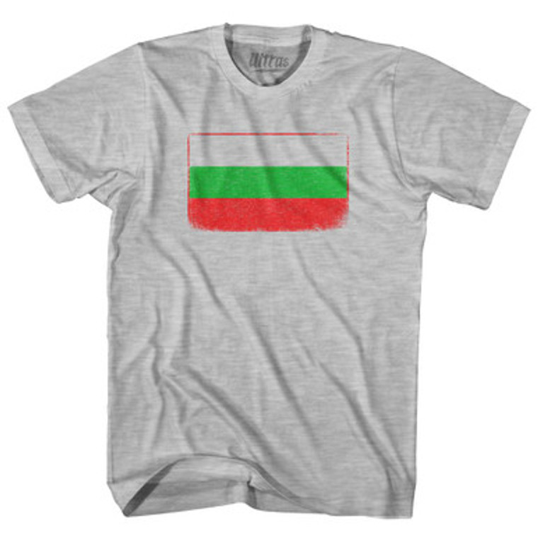 Bulgaria Country Flag Adult Cotton T-Shirt by Ultras