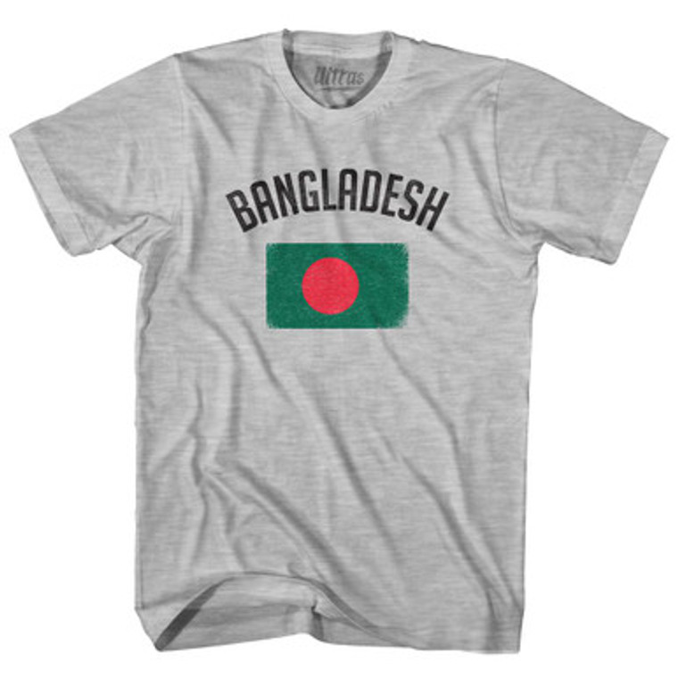 Bangladesh Country Flag Heritage Womens Cotton Junior Cut T-Shirt by Ultras