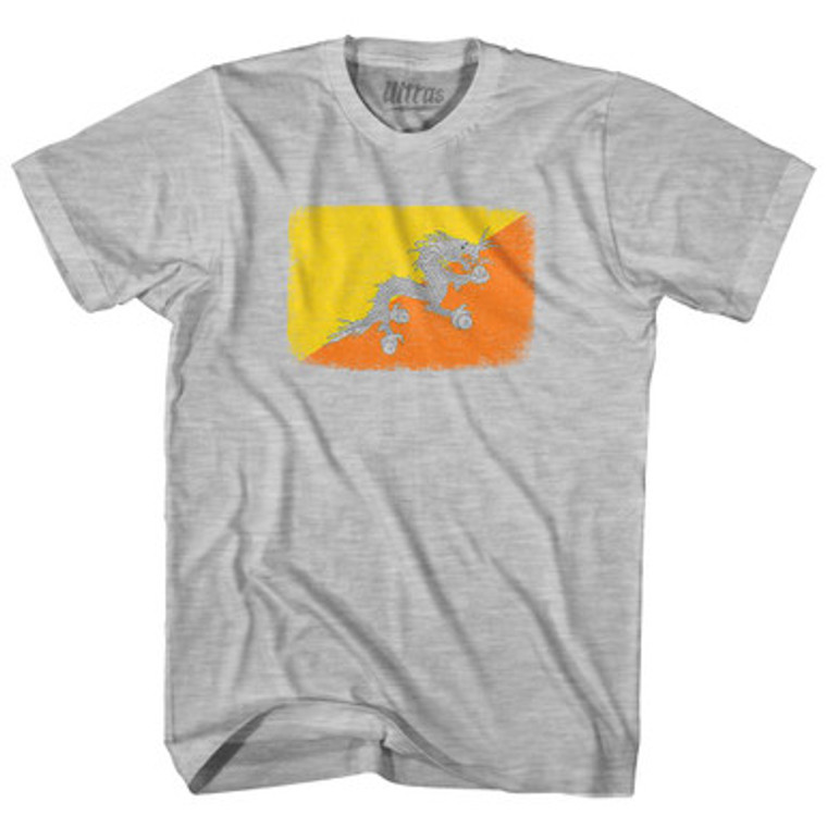 Bhutan Country Flag Womens Cotton Junior Cut T-Shirt by Ultras