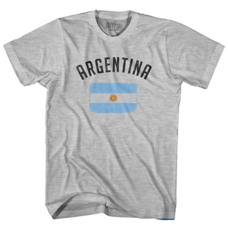 Argentina Country Flag Heritage Womens Cotton Junior Cut T-Shirt by Ultras