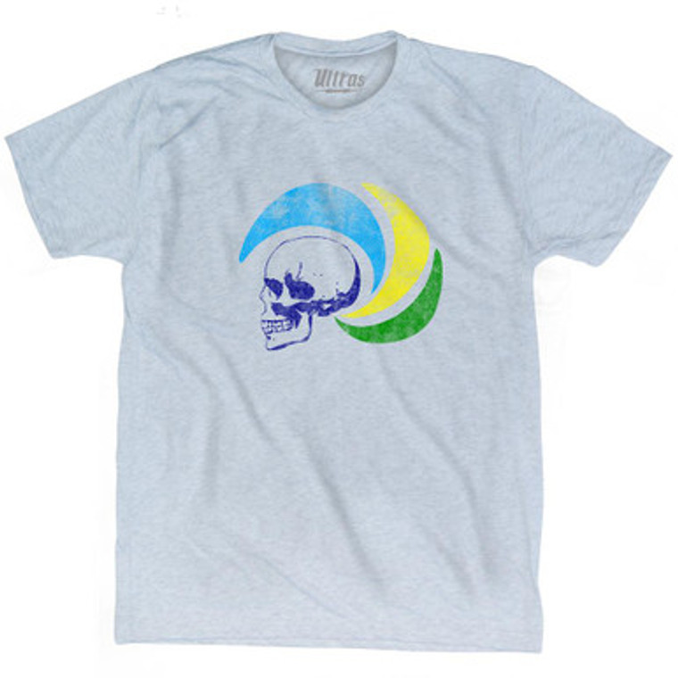 Cosmos Skull Soccer  Adult Tri-Blend T-Shirt by Ultras