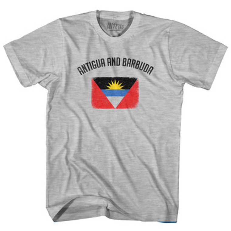 Antigua And Barbuda Country Flag Heritage Adult Cotton T-Shirt by Ultras