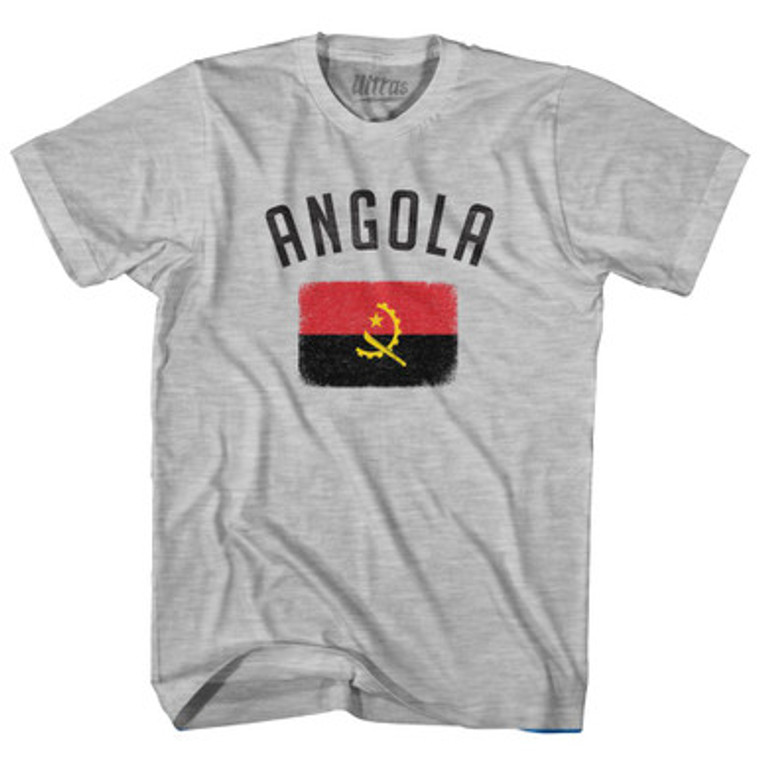 Angola Country Flag Heritage Womens Cotton Junior Cut T-Shirt by Ultras