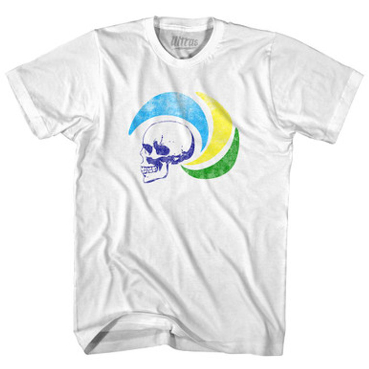 Cosmos Skull Soccer  Womens Cotton Junior Cut T-Shirt by Ultras