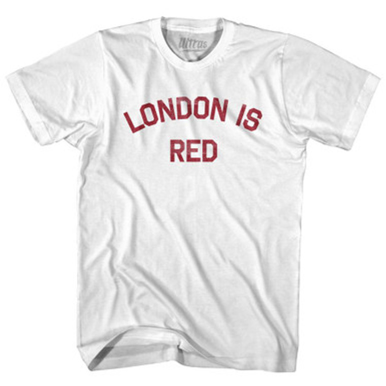London Is Red Womens Cotton Junior Cut T-Shirt by Ultras
