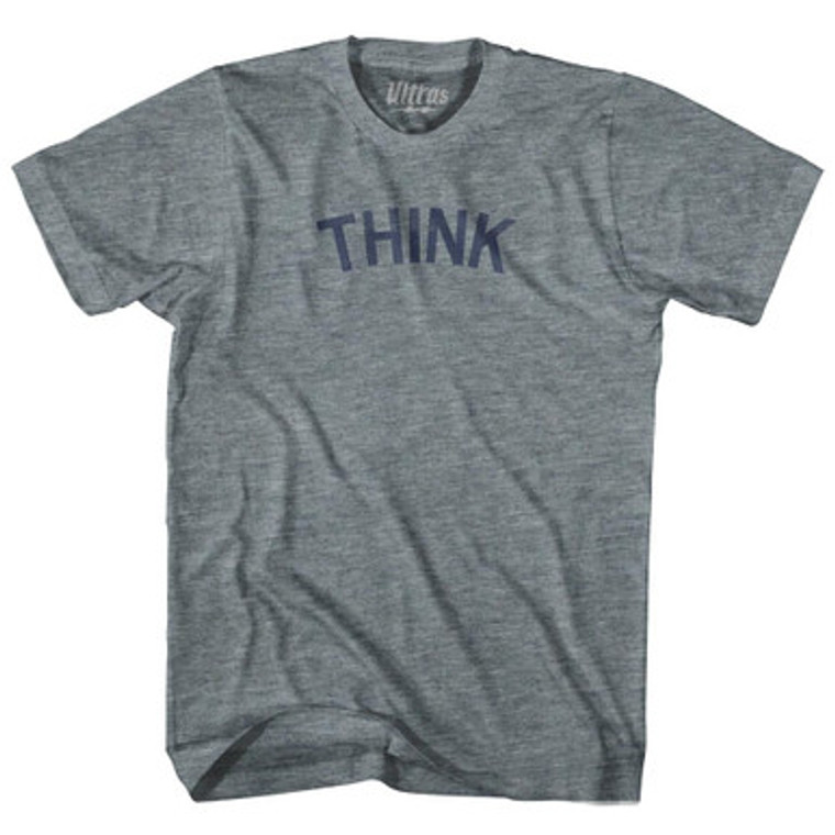 Think Womens Tri-Blend Junior Cut T-Shirt by Ultras