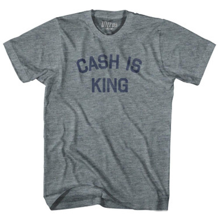 Cash Is King Womens Tri-Blend Junior Cut T-Shirt by Ultras