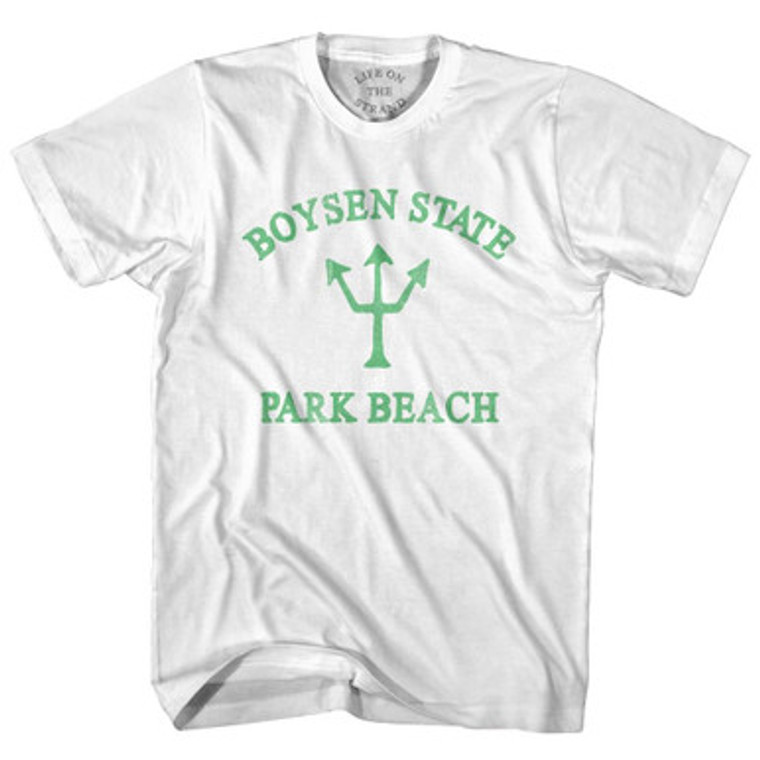 Wyoming Boysen State Park Beach Trident Womens Cotton Junior Cut T-Shirt by Ultras