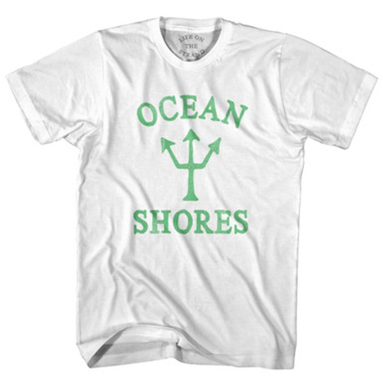 Washington Ocean Shores Trident Adult Cotton T-Shirt by Ultras