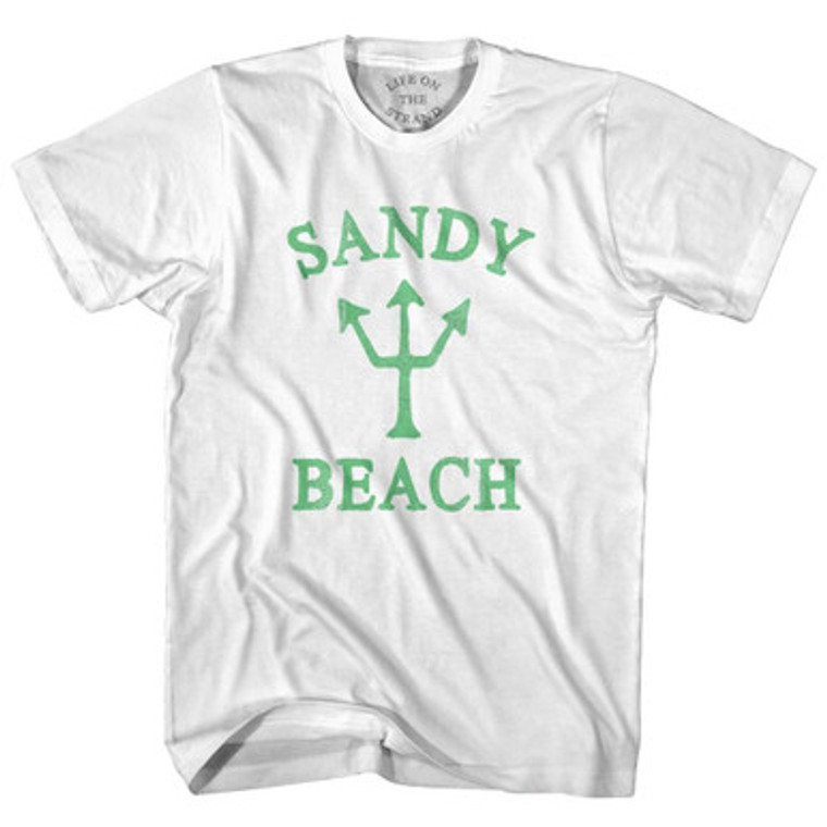Wyoming Sandy Beach Trident Adult Cotton T-Shirt by Ultras