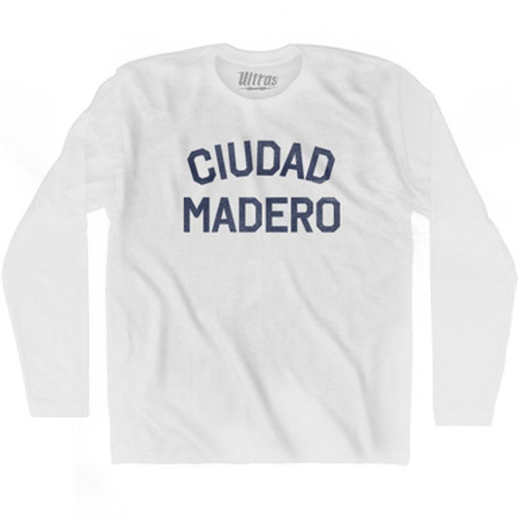 Ciudad Madero Adult Cotton Long Sleeve T-Shirt by Ultras