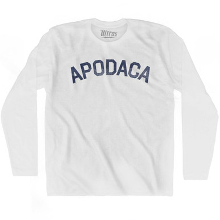 Apodaca Adult Cotton Long Sleeve T-Shirt by Ultras