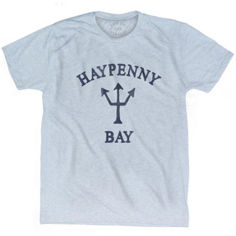 US Virgin Islands Haypenny Bay Trident Adult Tri-Blend T-Shirt by Ultras