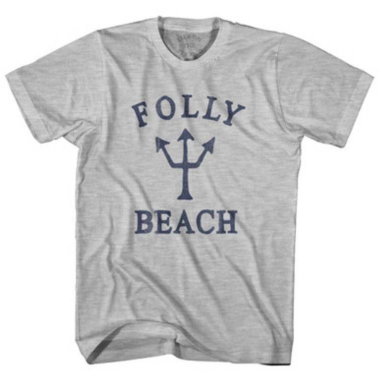 South Carolina Folly Beach Trident Womens Cotton Junior Cut T-Shirt by Ultras