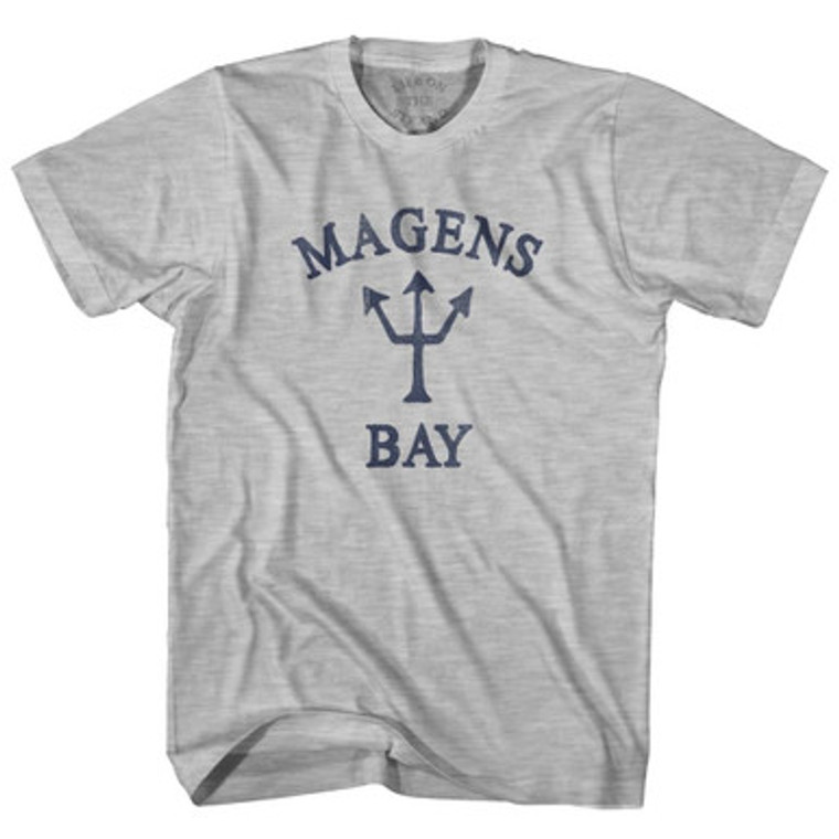 US Virgin Islands Magens Bay Trident Adult Cotton T-Shirt by Ultras